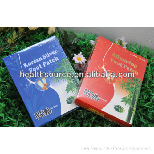 2013 new product houde wholesale bamboo detox foot patch gold
